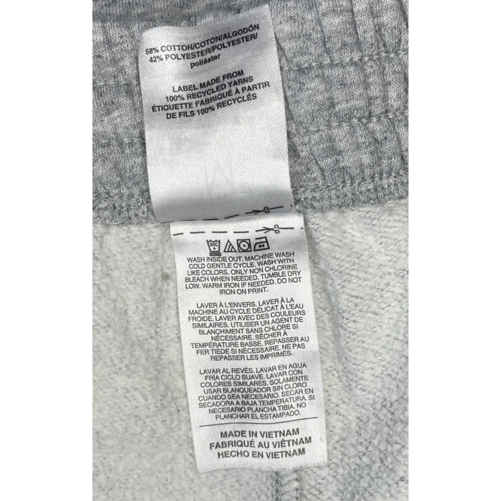 Adidas Kids Essential Fleece Joggers Regular Fit Boys 10/12 Medium Gray/White